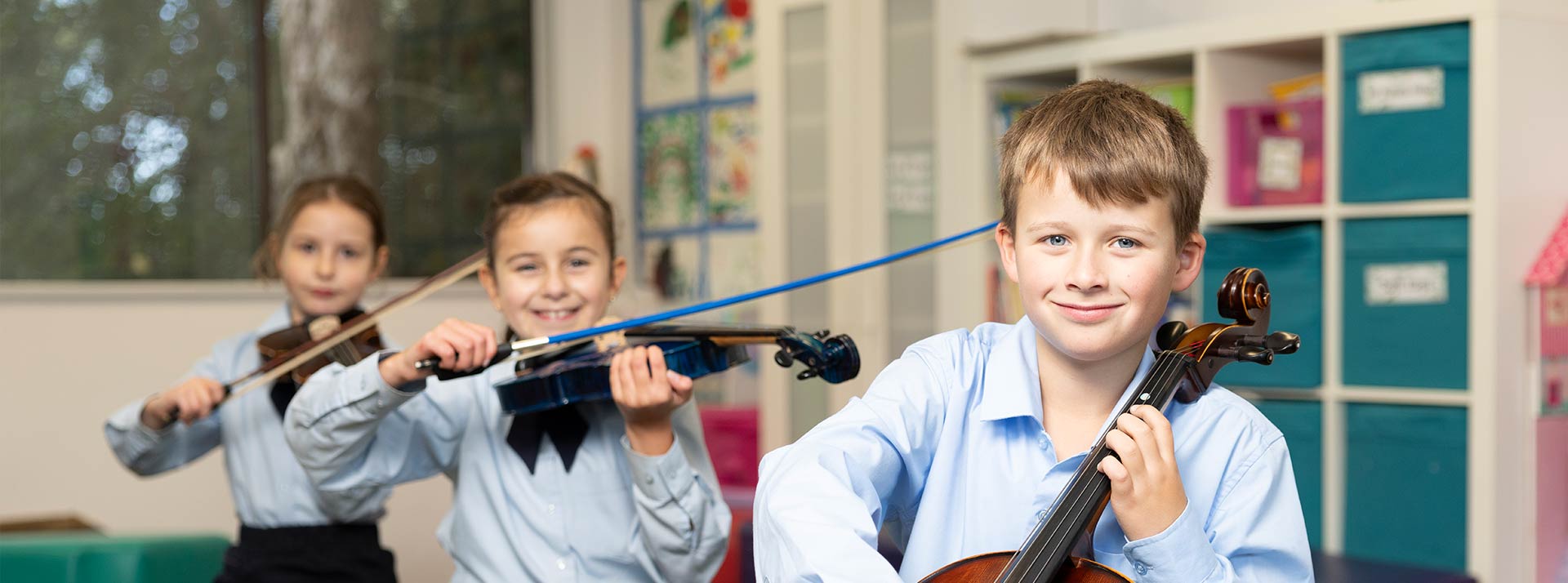 OLN Lawson students playing cello