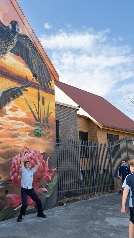 OLN Lawson Students playing soccer