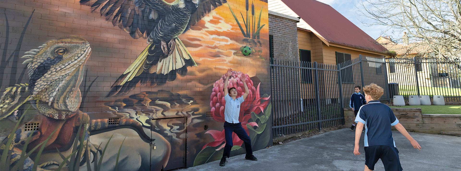 OLN Lawson Students playing soccer