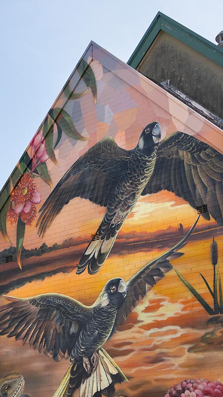 Our Lady of the Nativity Primary Lawson mural