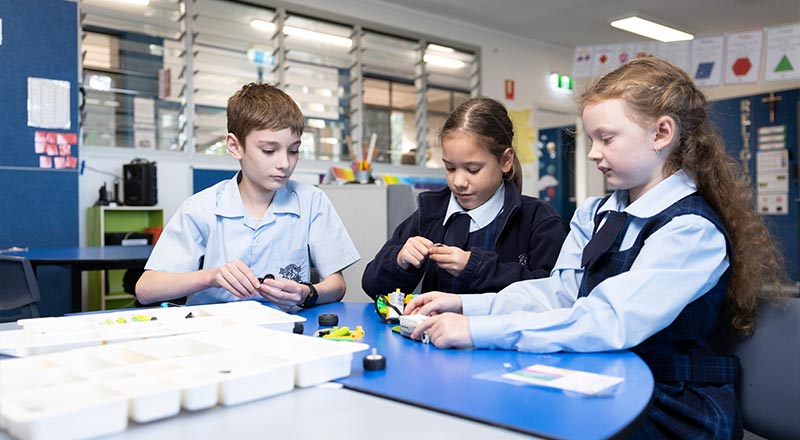 Science class at Our Lady of the Nativity Primary Lawson